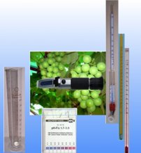Distilleries Measuring - Set - with Alcohole Refractometer